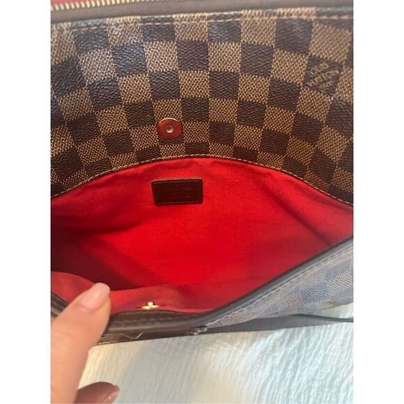 Louis Vuitton Bloomsbury Messenger Bag In Brown Damier Canvas Rare and Retired - Picture 13 of 16